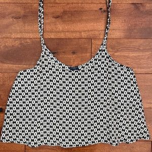 Brandy Melville crop top (black and white)